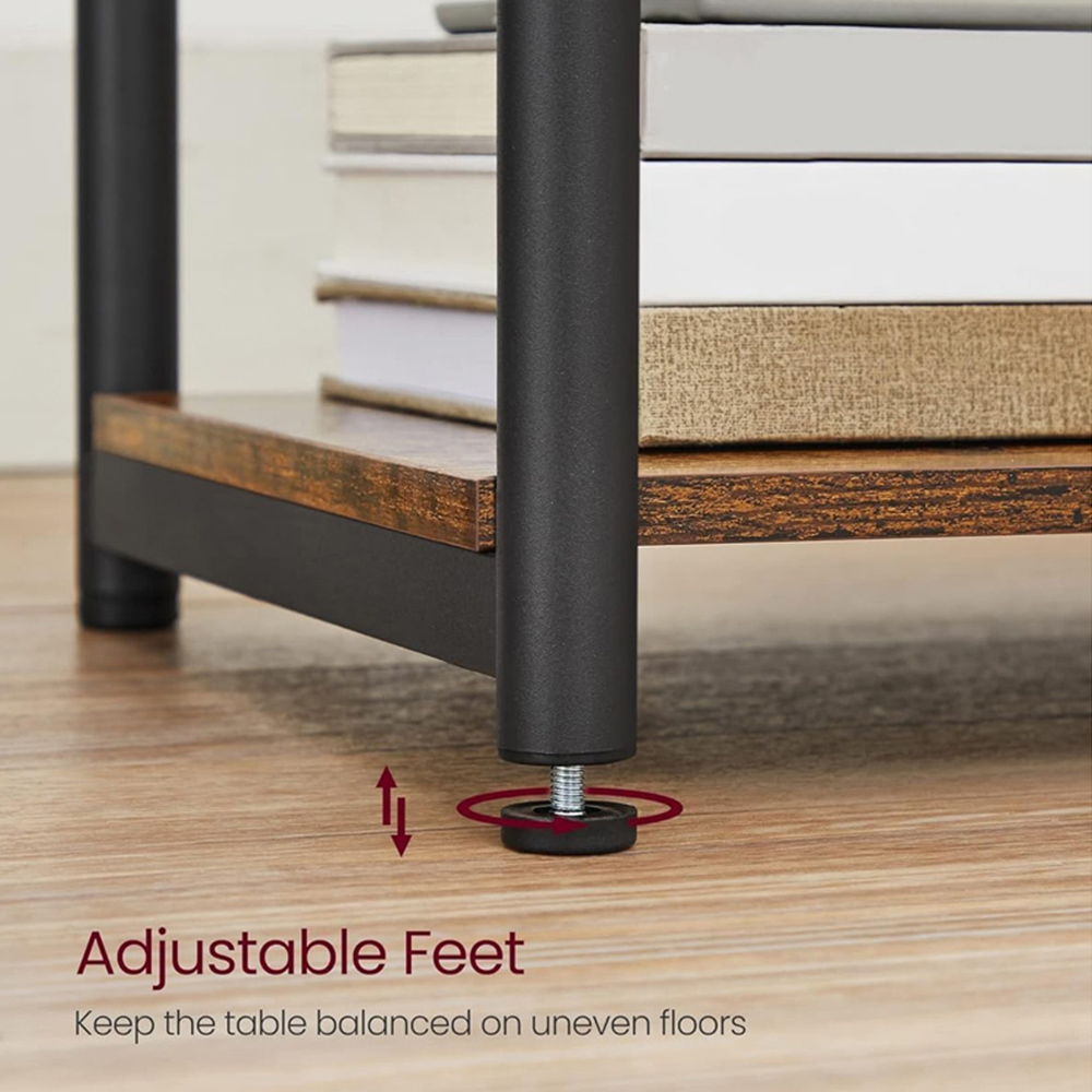 Alivio Slim Bedside Table with Charging Station Image 8