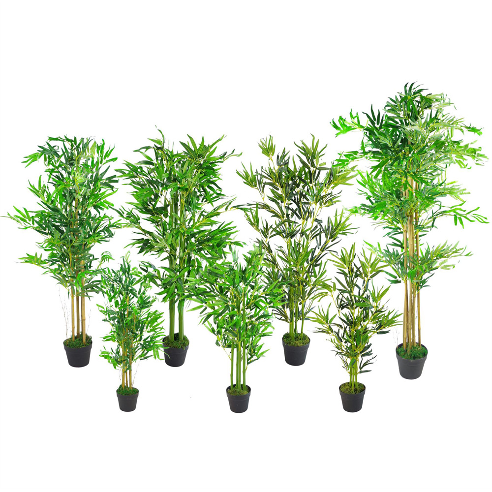 Leaf Bamboo Artificial Plant Pot in Pot 150cm Image 2