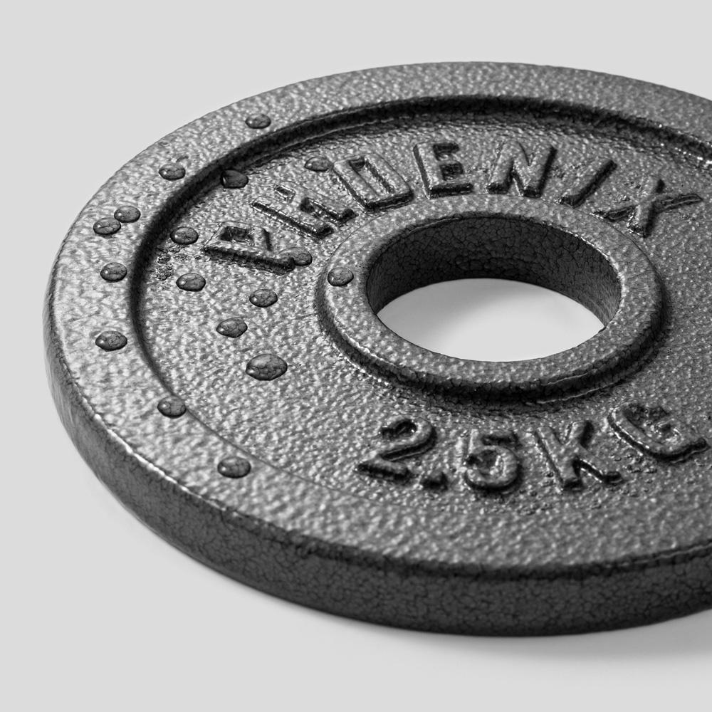 Phoenix Cast Iron Weight Plate 2.5kg 2 inch Hole Image 2