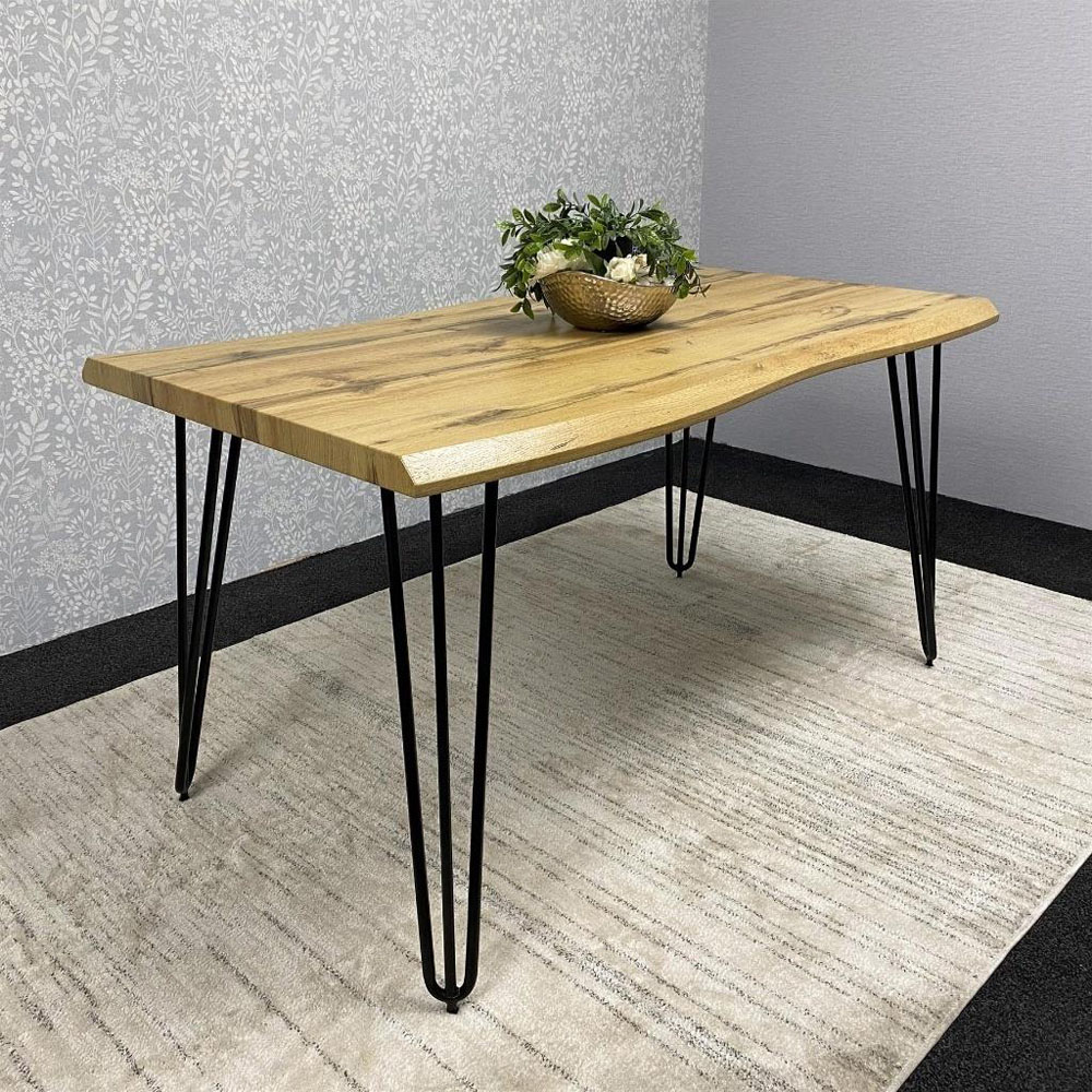 Kosy Koala 6 Seater Faux Leather Wooden Dining Set Grey Image 3