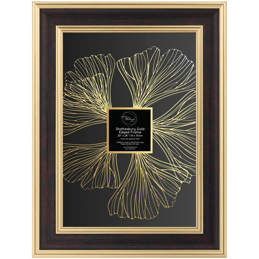 Shaftesbury Gold Edged Frame Black 20 x 28inch Image 2