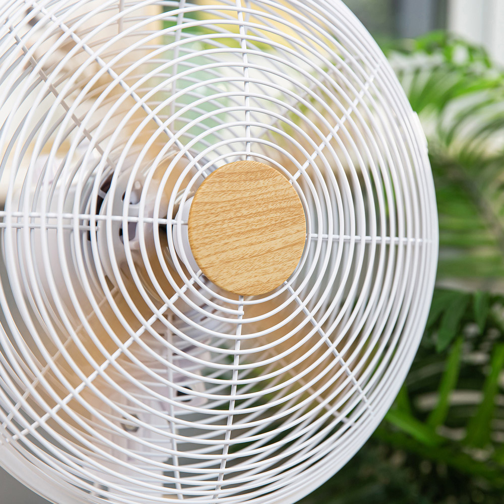 Russell Hobbs White Scandi Desk Fan 12 inch Image 4