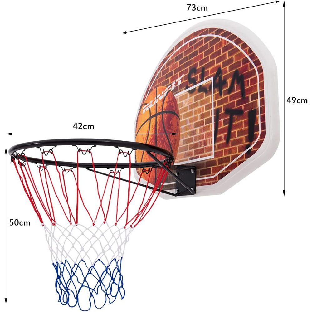 Costway Mini Basketball Door and Wall Hoop Image 9