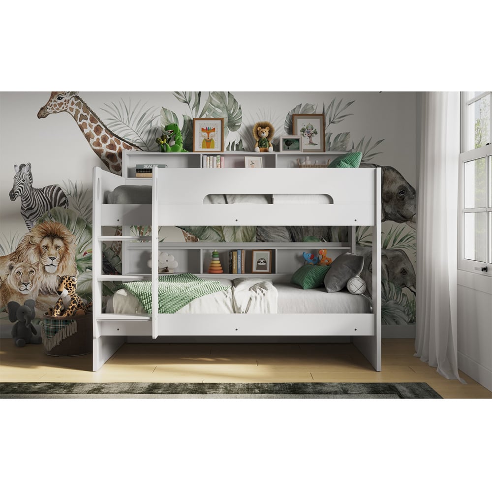 Flair Interstellar White Wooden Bunk Bed Image 3