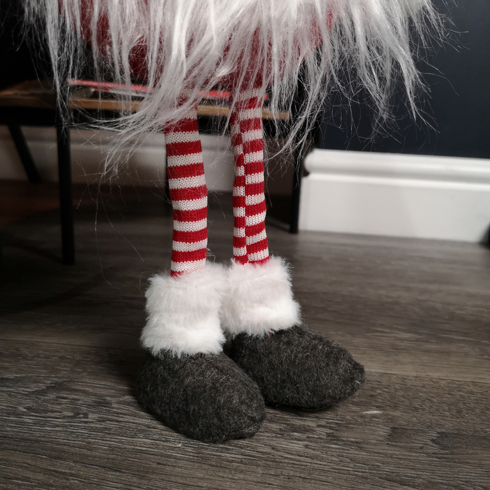 Samuel Alexander Red Grooved Hat Plush Standing Gonk Christmas Decoration 53cm Image 5