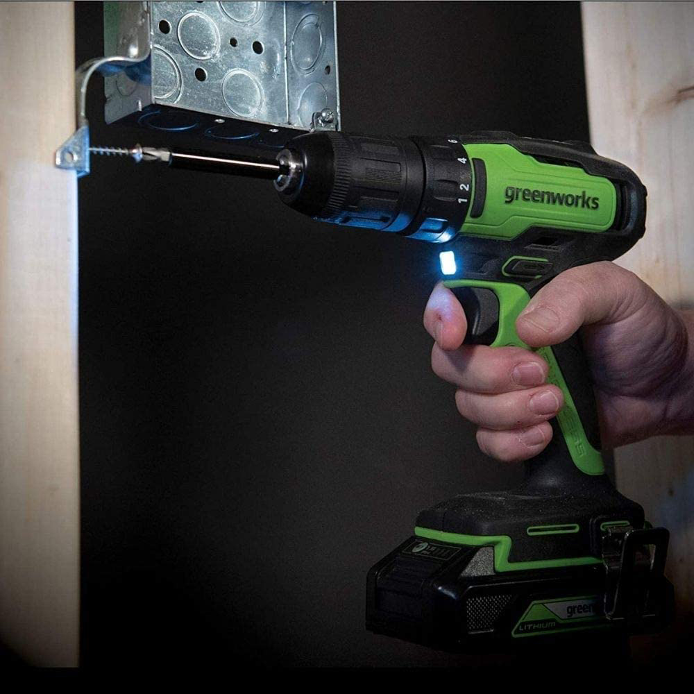 Greenworks GWGD24DD35 24V Brushless 35Nm Drill Driver Bare Unit Image 4