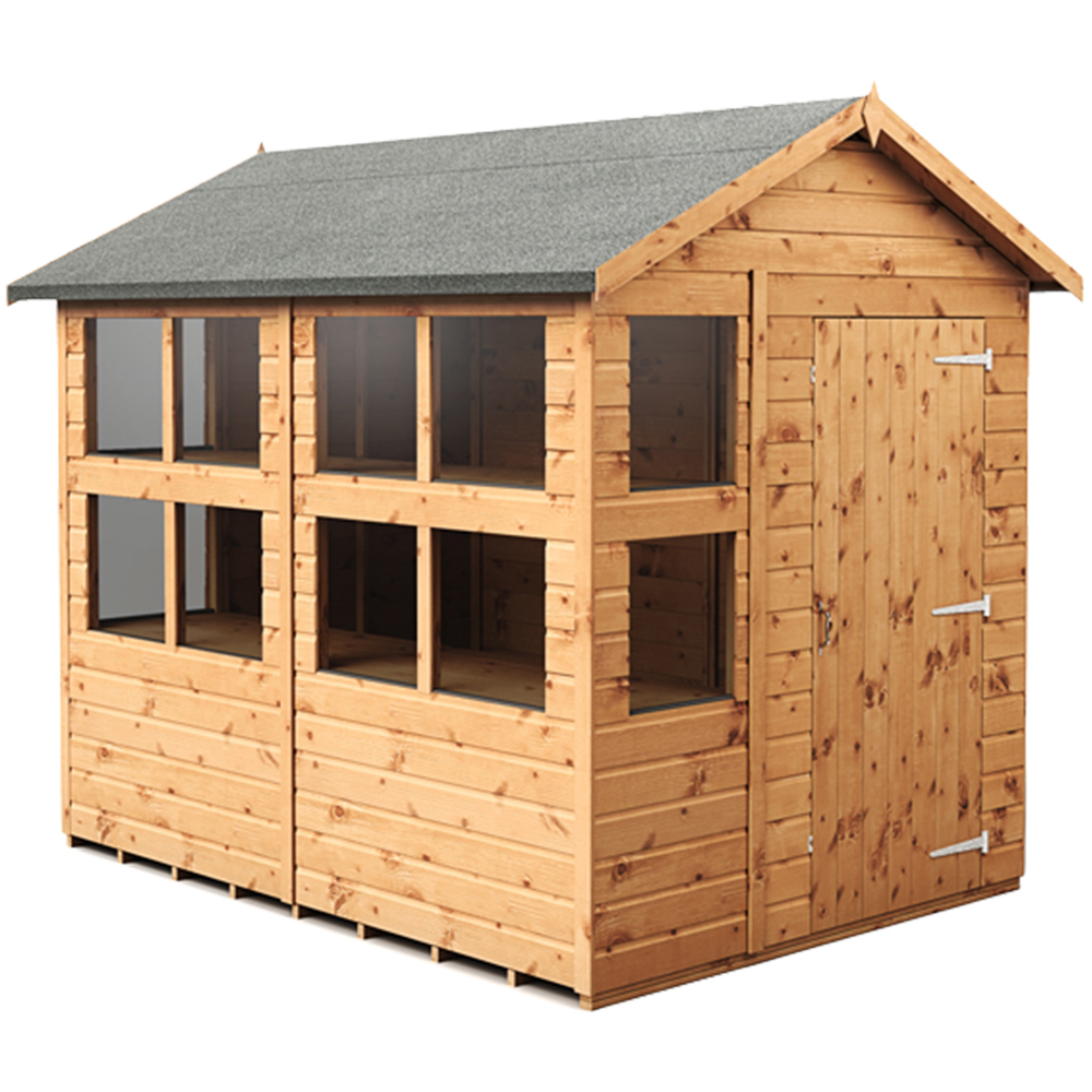 Empire Sheds 6 x 8ft Tongue and Groove Apex Potting Garden Shed Image 1