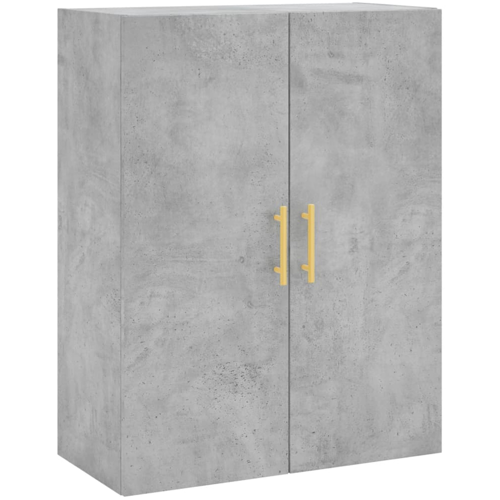 vidaXL 3 Door 3 Drawer Concrete Grey Highboard Image 5