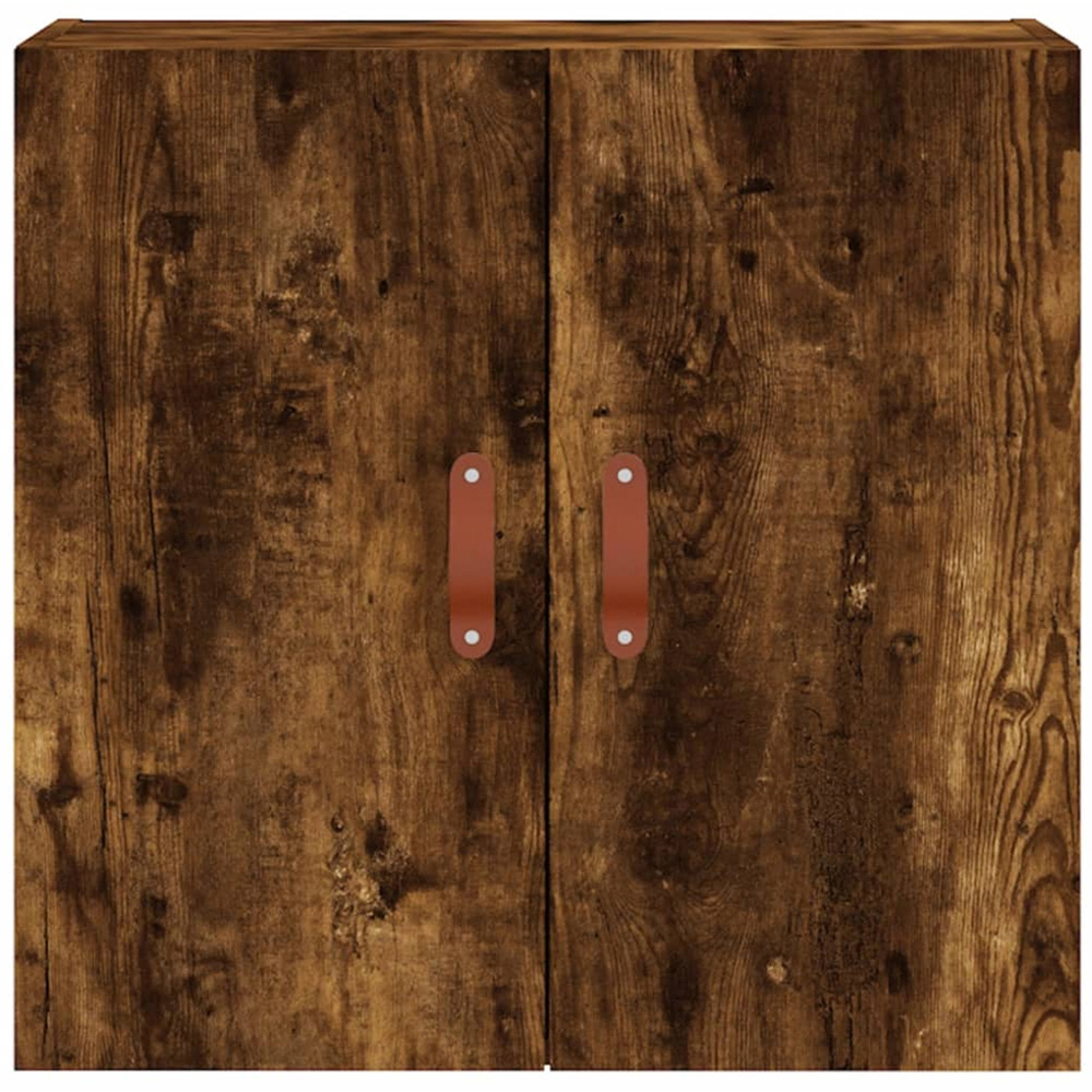 vidaXL 2 Door Smoked Oak Wall Cabinet Image 5