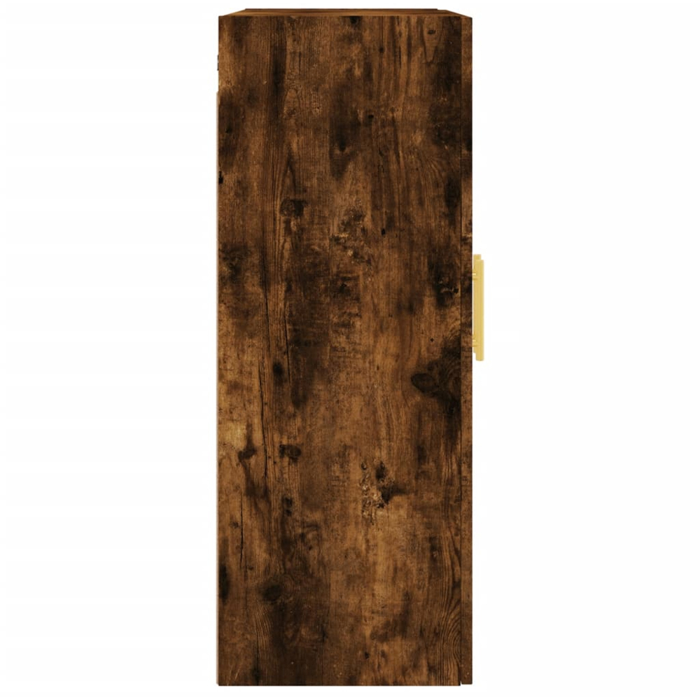 vidaXL 2 Door Brown Smoked Oak Wall Mounted Cabinet Image 6