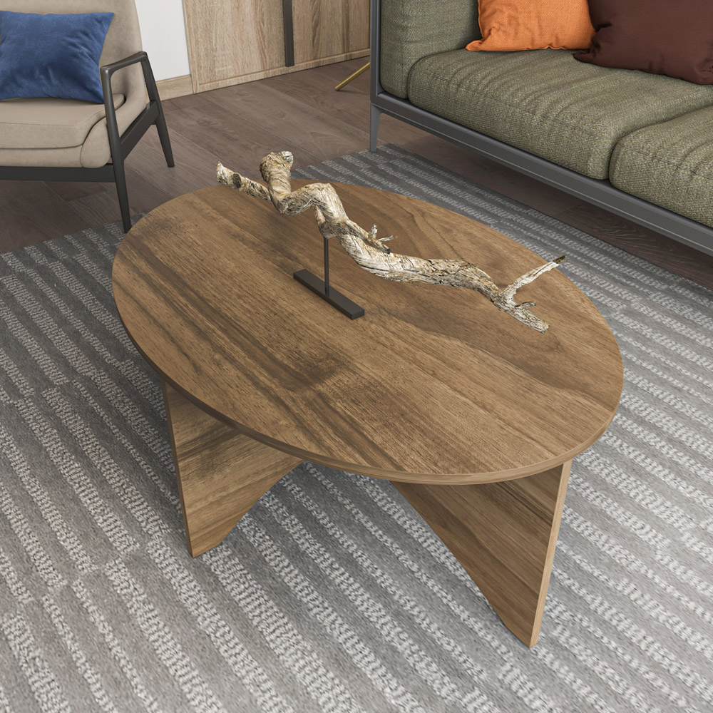 Decorotika Solo Walnut Coffee Table Image 5