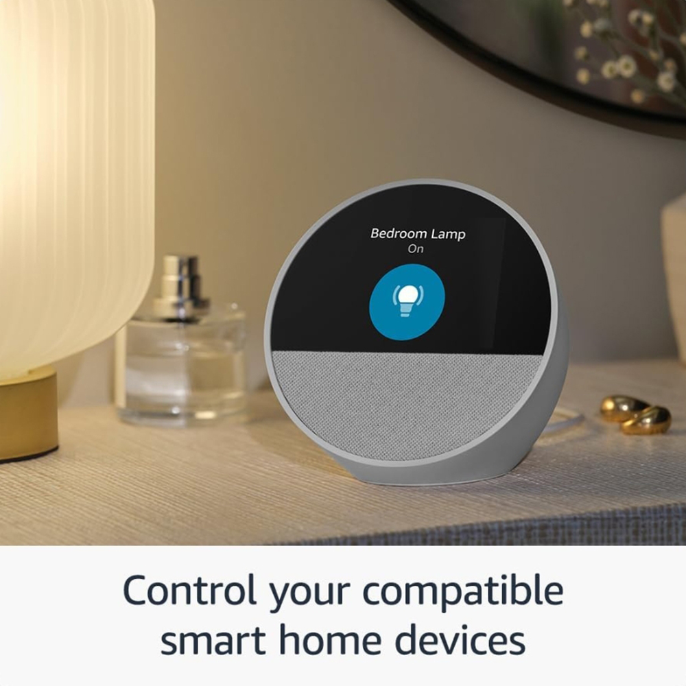 Amazon White Echo Spot Image 4