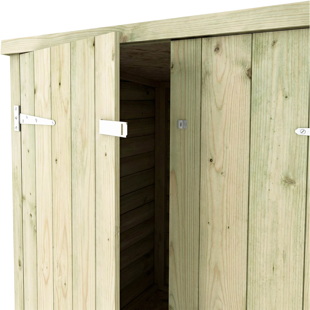 Mercia 3 x 6ft Overlap Pent Bike Storage Shed Image 7