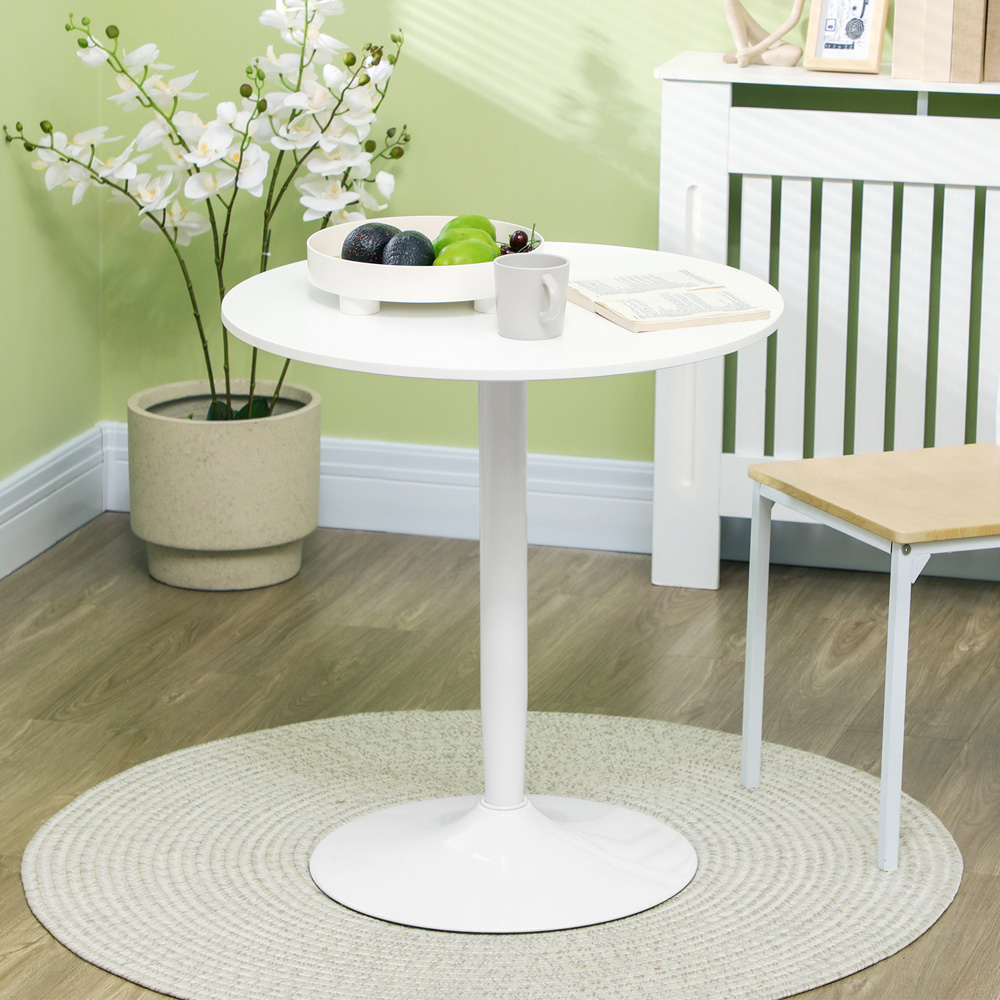 Portland 2 Seater Dining Table White Image 5
