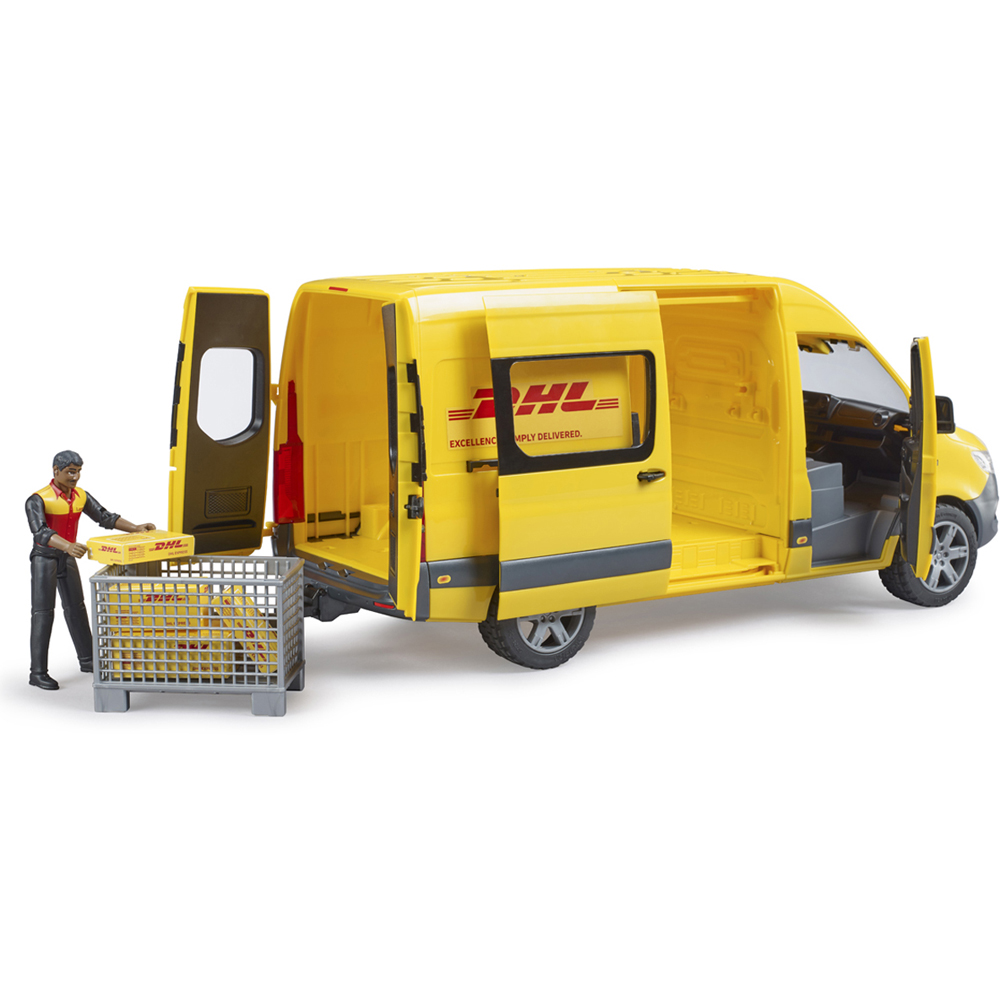 Bruder Kids MB Sprinter DHL with Driver Playset Model Image 8
