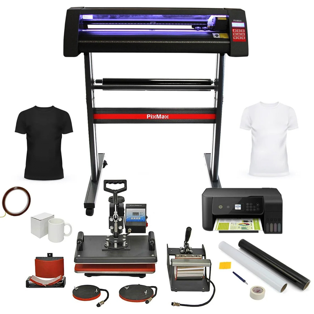 PixMax Da Vinci 5 in 1 Heat Press LED Vinyl Cutter Printer Set Image 3