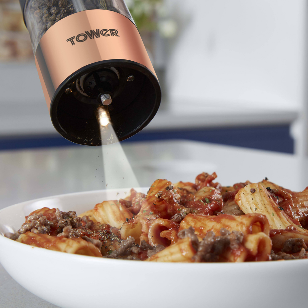 Tower Electric Salt and Pepper Mill Set Image 6