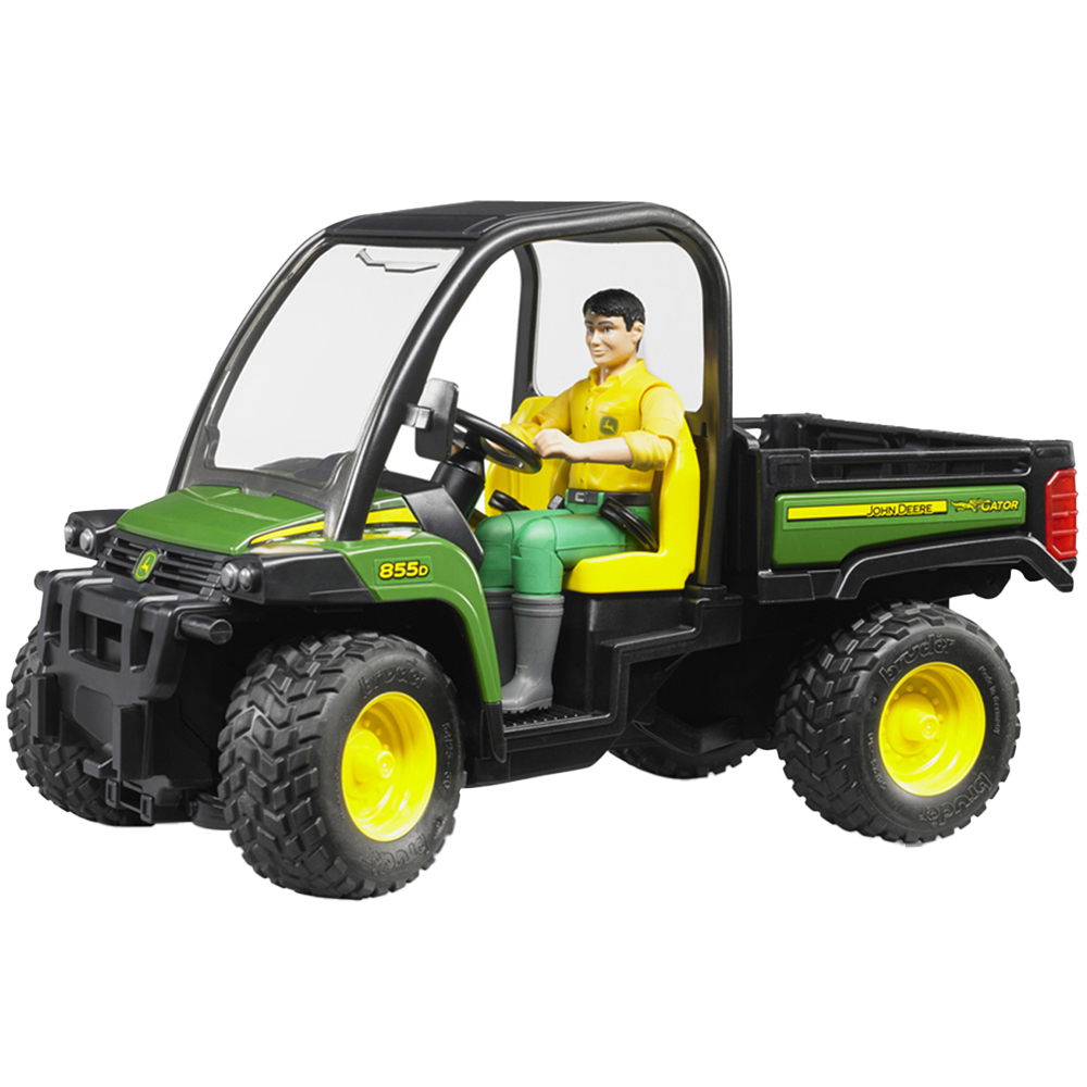 Bruder Kids John Deere Gator XUV 855D with Driver Playset Model Image 1