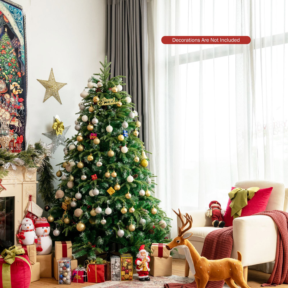 Costway Pre Lit Multicolour LED Artificial Christmas Tree 5ft Image 2