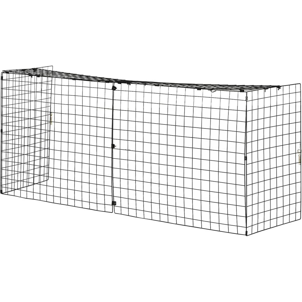HOMCOM Fire Safe Extendable Fire Guard Image 1