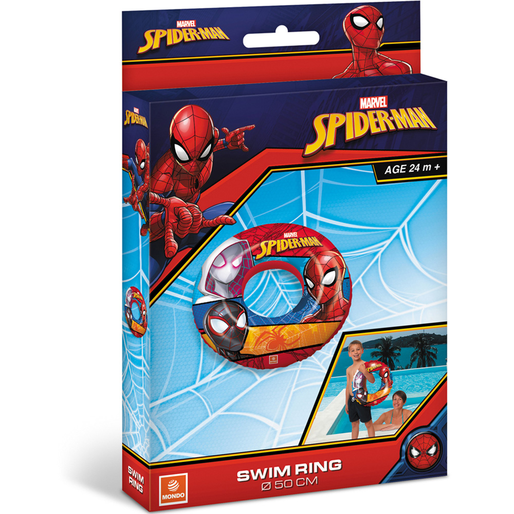 Mondo Kids Marvel Spider-Man Inflatable Swim Ring Image 2