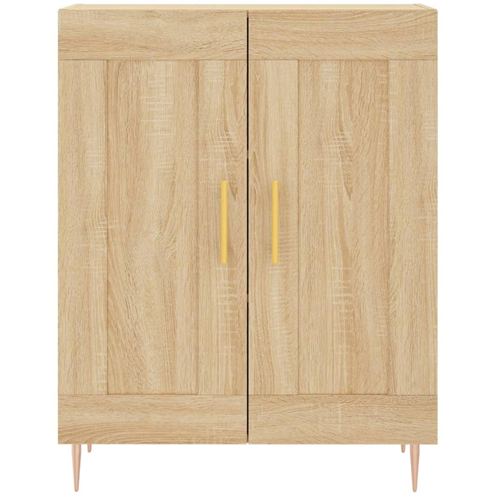 vidaXL 2 Door 3 Shelf Sonoma Oak Highboard Image 8