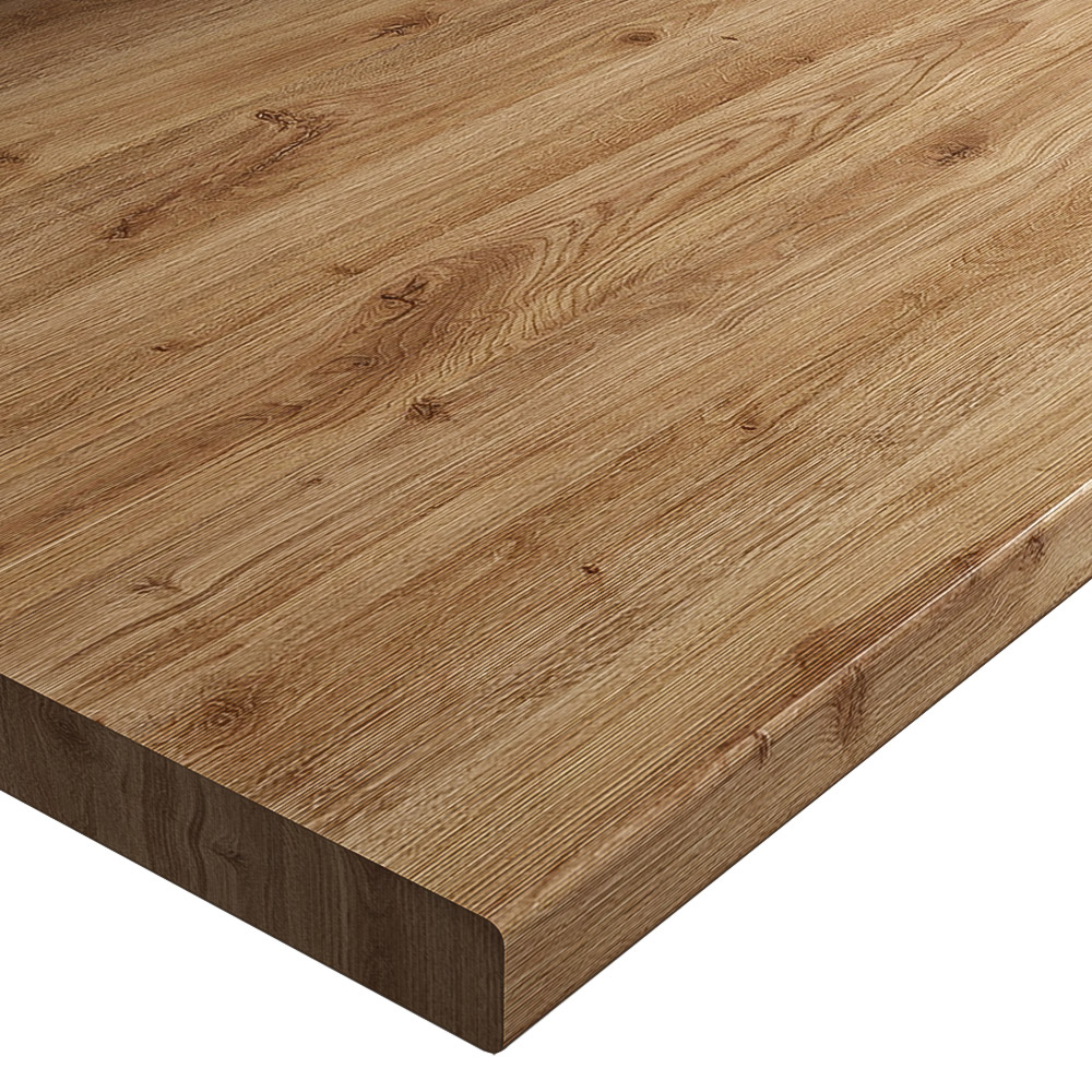 Wilsonart Chalet Oak Postformed Breakfast Bar Worktop 38mm Image 3
