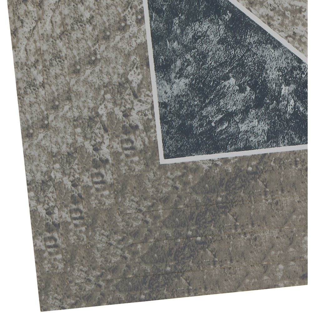 Living and Home Marble Effect Brown Edge Self-Adhesive PVC Flooring Tile 10 Pack Image 4