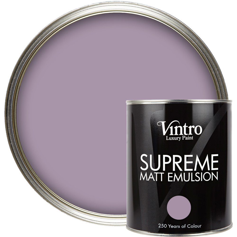 Vintro Paint Amethyst Matt Emulsion Interior Paint 1L Image 1
