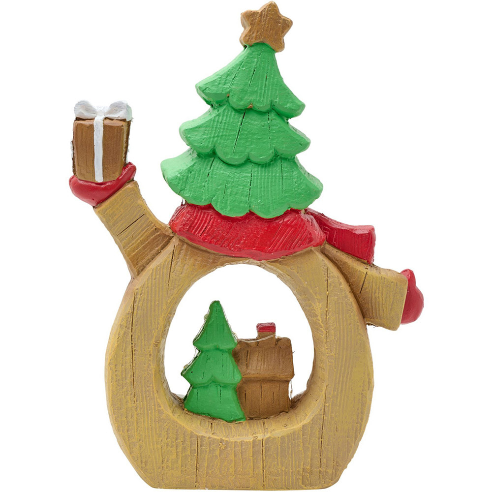 The Seasonal Gift Co. Gingerbread Snowman Scene LED Christmas Decoration 38cm Image 5