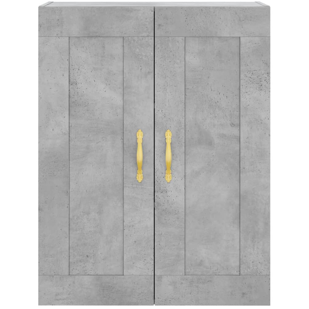 vidaXL 3 Door 3 Drawer Concrete Grey Highboard Image 5