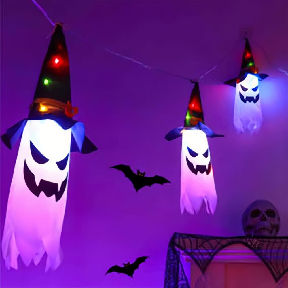 Jaoyeh LED Black Wizard Hat String Light Set 5 Pack Image 3