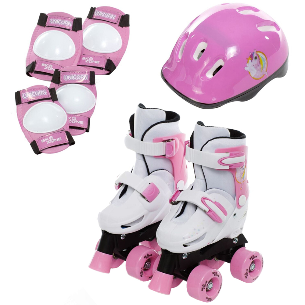 Sk8 Zone Unicorn Quad Skate Set Size 9-12 Image 1