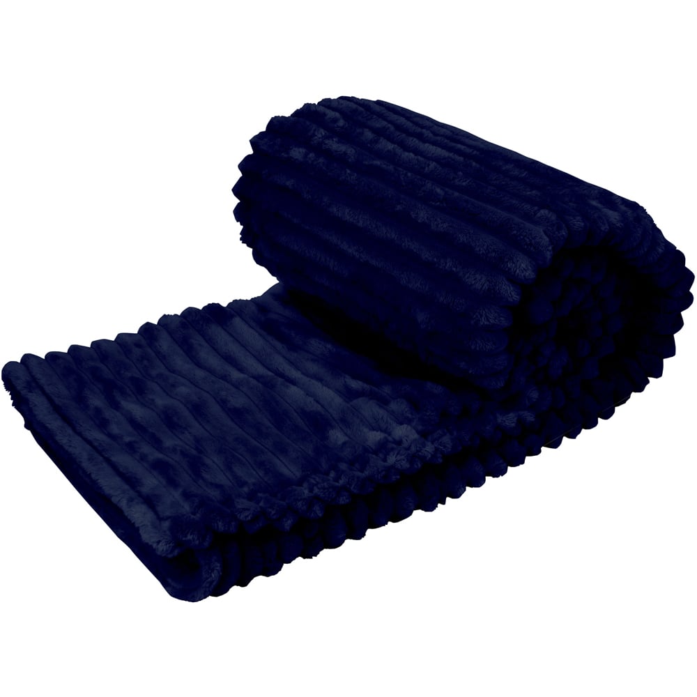 Neo Navy Electric Heated Blanket with 10 Settings Image 1