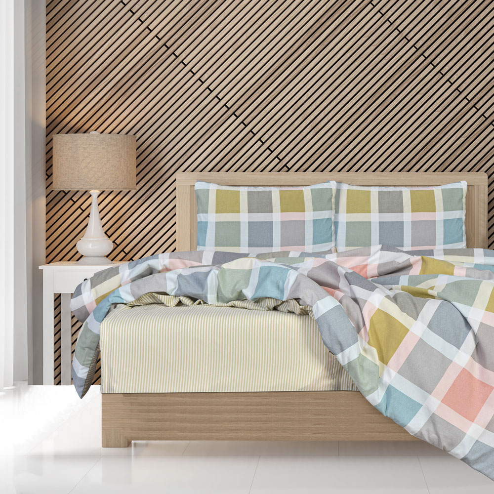 Smart Living Double Crosshatch Check Complete Set Image 7