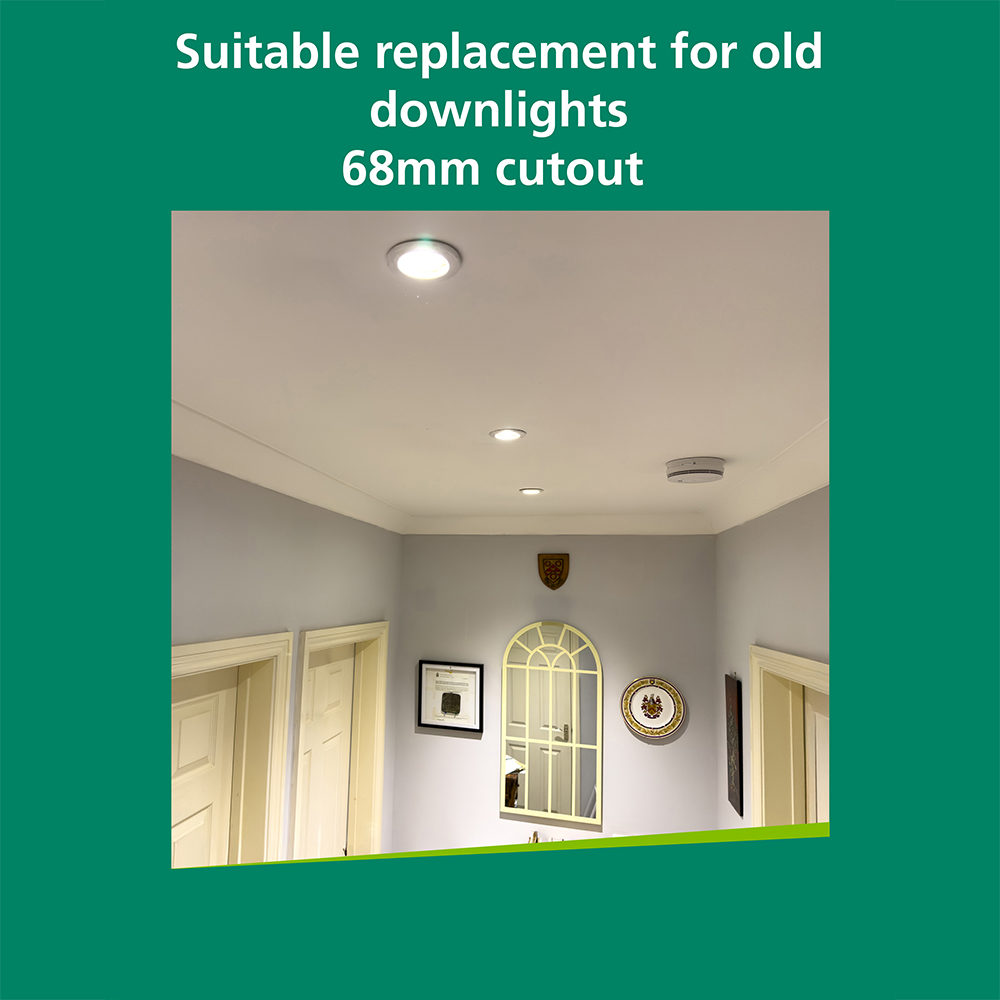 Sylvania SylSpot Neos 10 Pack Warm White Adjustable Recessed 4.8W LED Spotlight Image 7