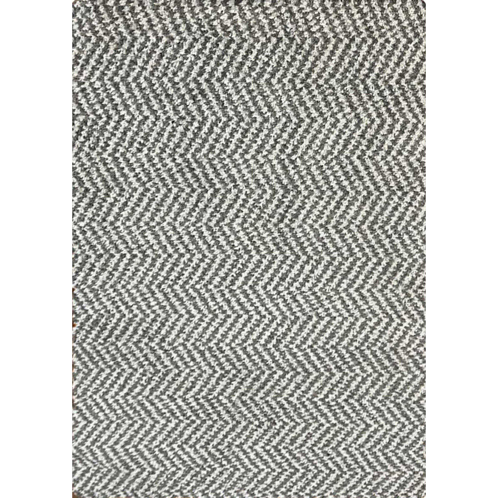 Desire Rugs Herringbone Silver Anti Slip Door Mat 50 x 80cm Image 1