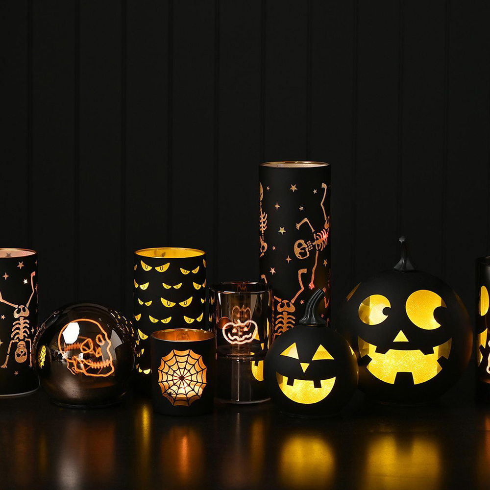 Hocus Pocus Cobweb Tea Light Holder 3 Pack Image 2