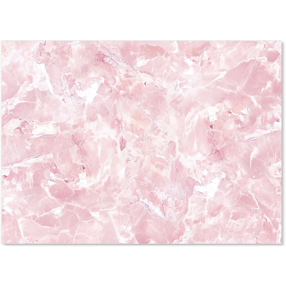 Warren Reed Designer Polished Pink Quartz Effect Glass Kitchen Splashback 65 x 90cm Image 2