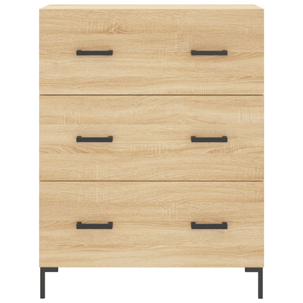 vidaXL 2 Door 3 Drawer Sonoma Oak Highboard Image 8