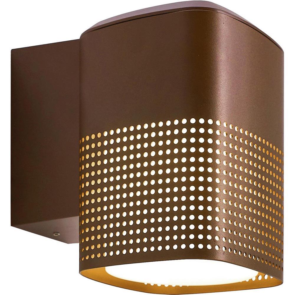 Nordlux Sidara Seaside Brown Metallic Wall Light Image 1