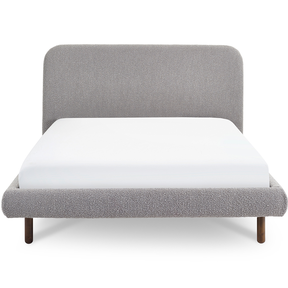 Julian Bowen Hannah Grey Boucle King Bed Image 3