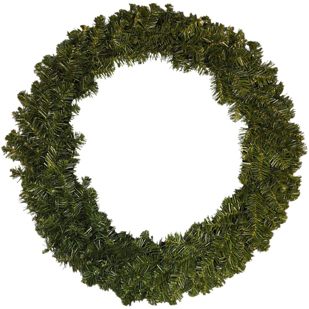 Samuel Alexander Imperial Pine Plain Green Artificial Christmas Wreath 90cm Image