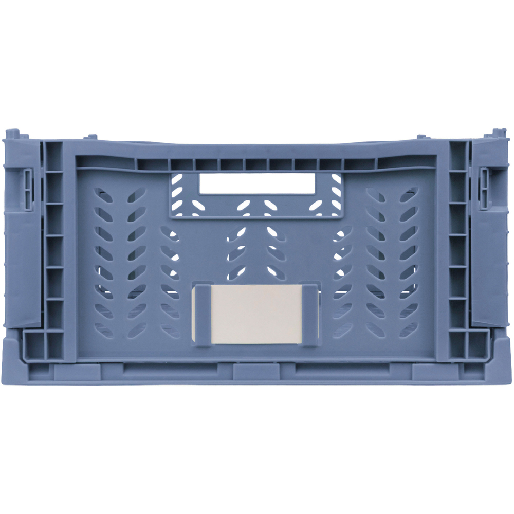 JVL Stackit Blue Foldable Storage Crate 14.5L 2 Pack Image 6