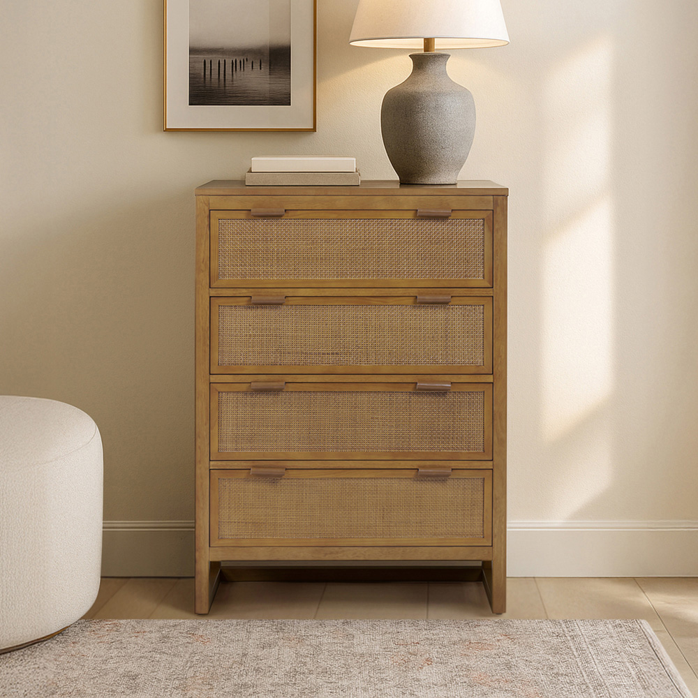 Teamson Home Hatteras 4 Drawer Natural Dresser Image 8