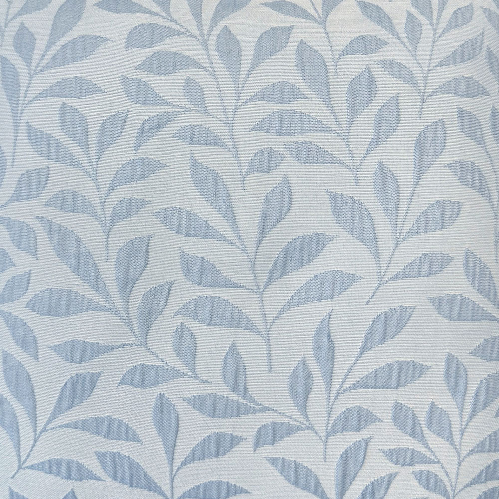 Enhanced Living Sherwood Ice Blue Jacquard Leaf Thermal Blackout Eyelet Curtains 168 x 229cm Image 4
