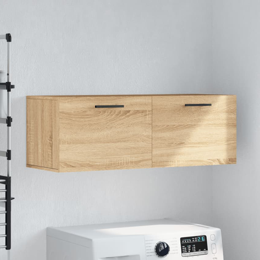 vidaXL 2 Door Sonoma Oak Wall Cabinet Image 1