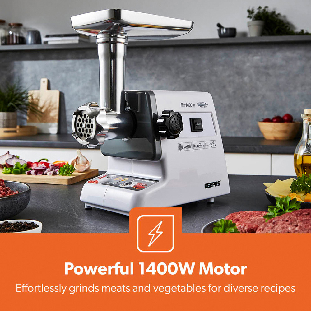 Geepas GMG767 Electric Meat Grinder 1400W Image 3