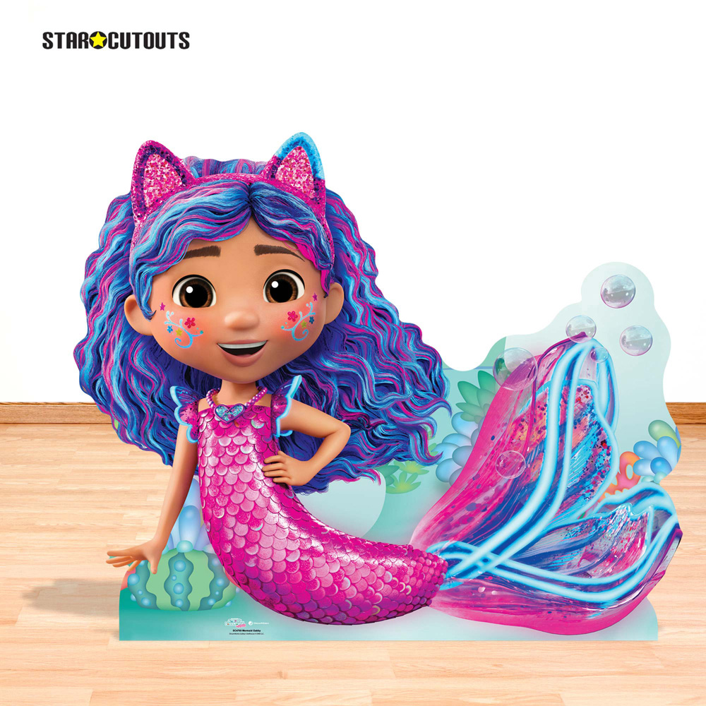 Star Cutouts Mermaid Gabby Cardboard Cutout 3.1ft Image 2