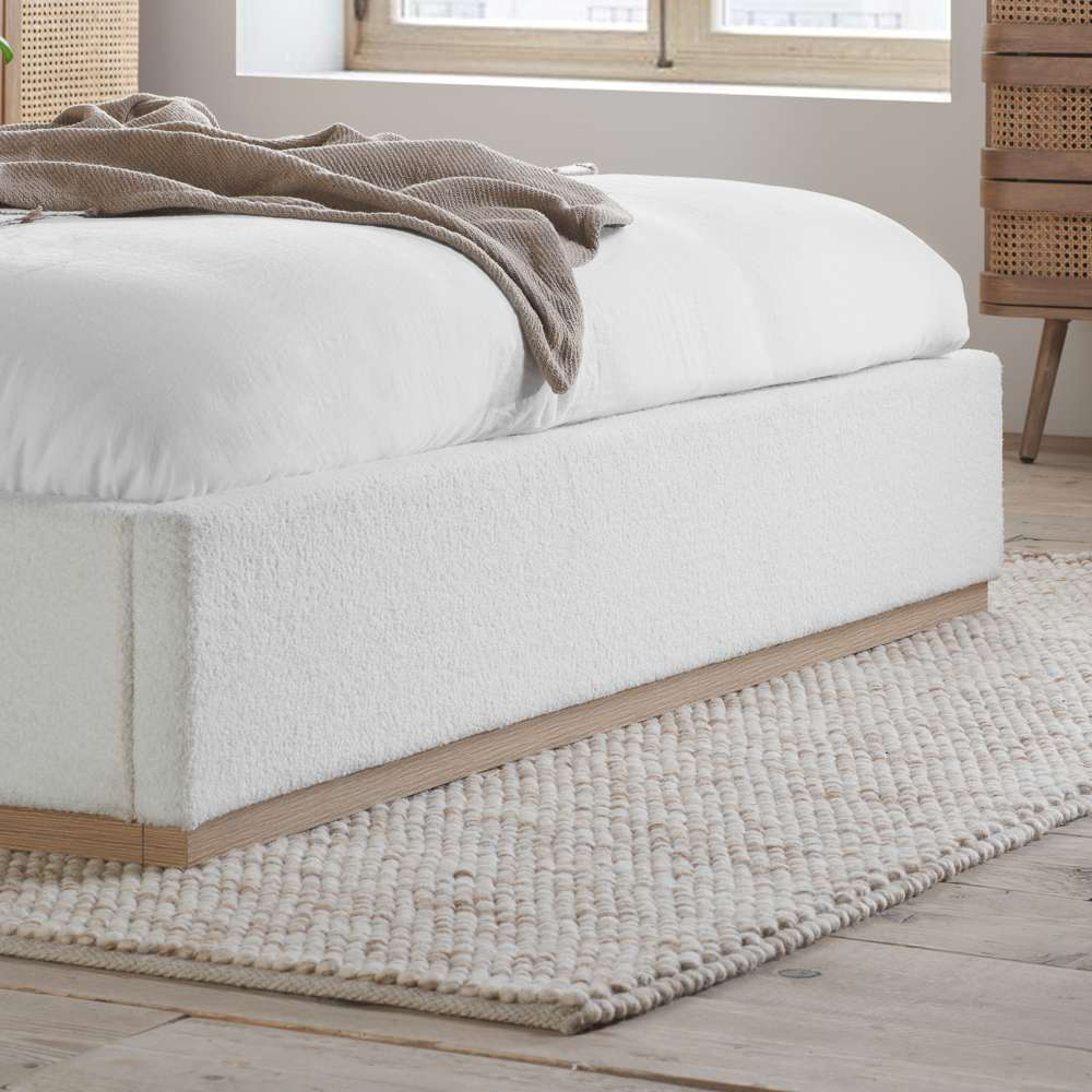Birlea Eden King Size Boucle Bed Frame with Curved Headboard Image 7
